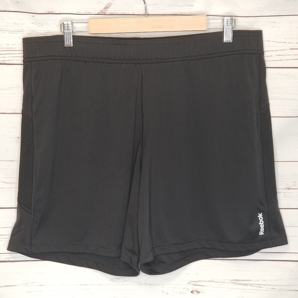 Reebok Pants - REEBOK  Active Workout Black Athletic Shorts XL